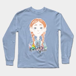 Anne is a kindred spirit - provides scope for the imagination - cyan Long Sleeve T-Shirt